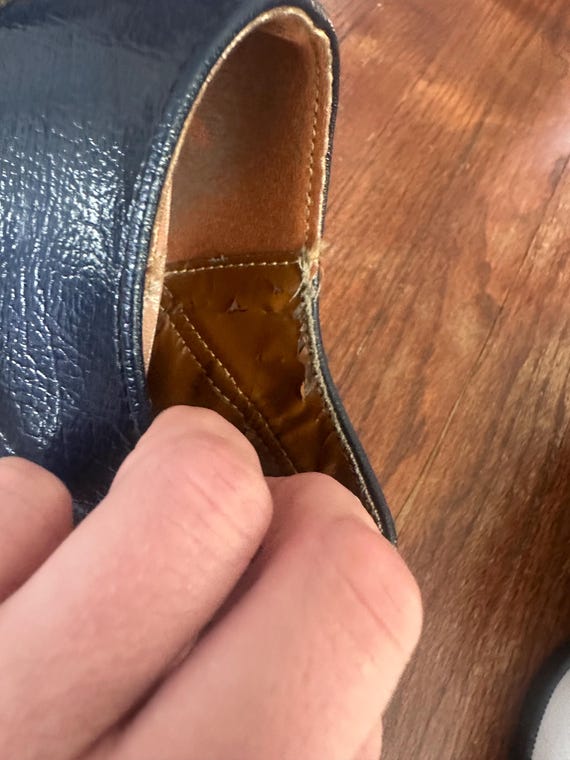 70s Patchwork & Heeled Oxfords - image 9