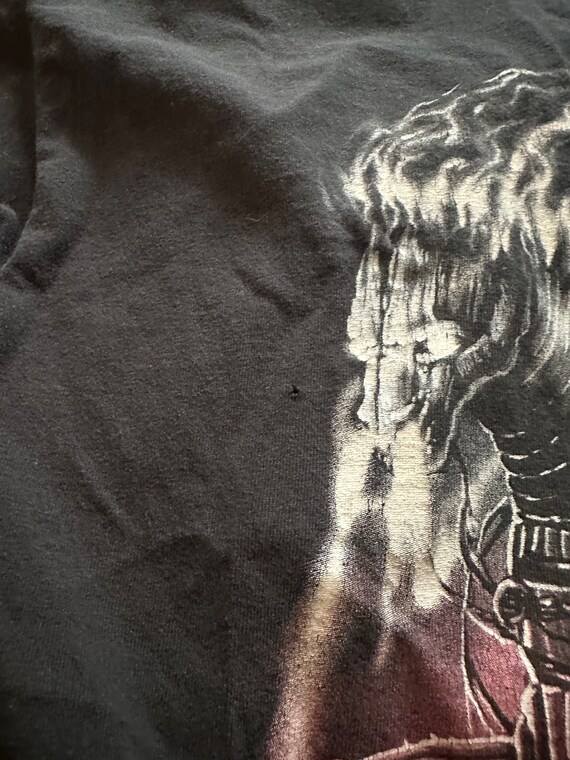Vintage Grim Reaper Print T-shirt - image 5