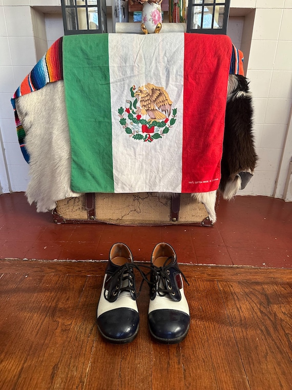 70s Patchwork & Heeled Oxfords - image 16