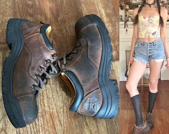 Sapatos de trabalho Timberland Pro vintage com biqueira de aço