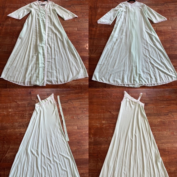 70s Christian Dior Peignoir Set - image 2