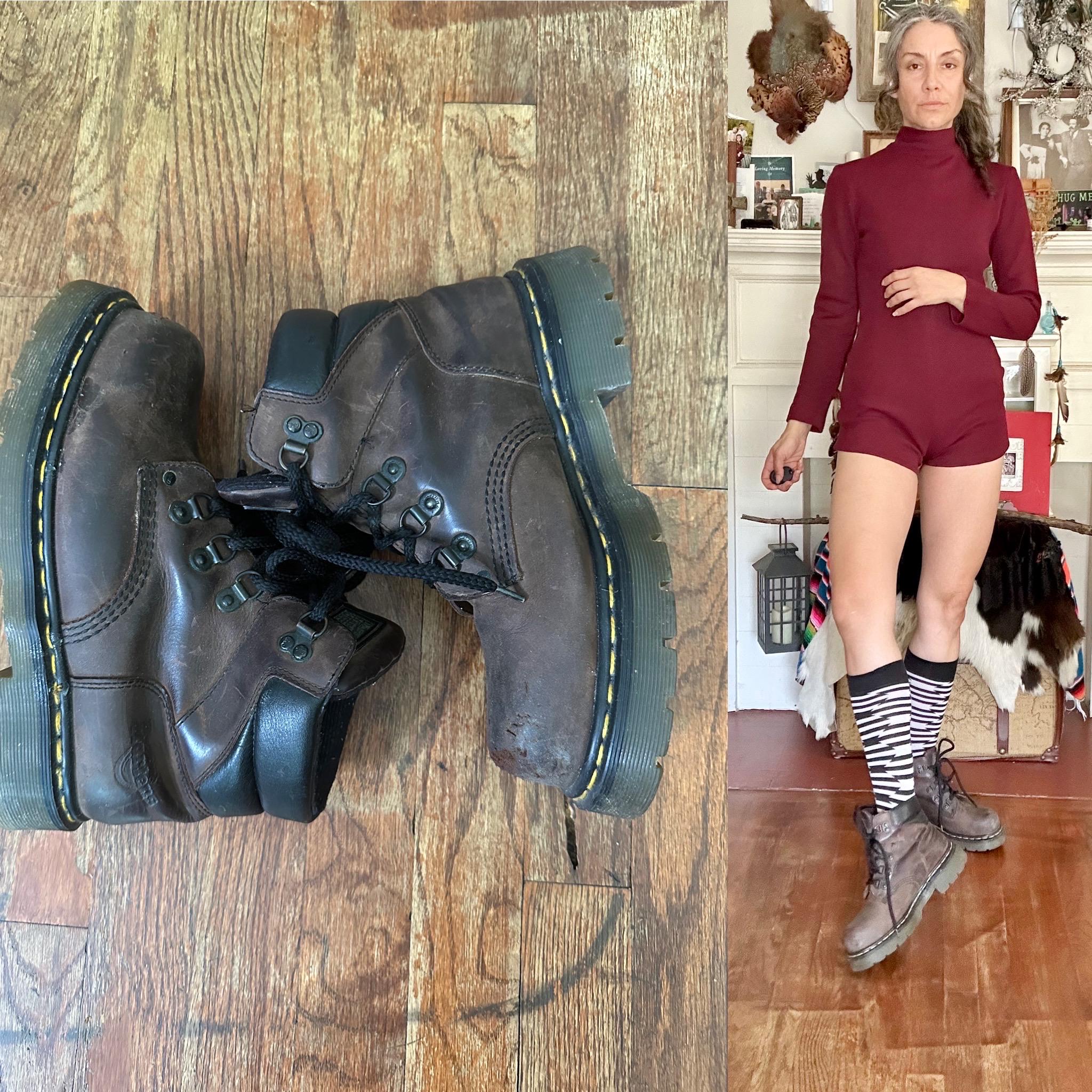 Dr. Martens ブラウンレザーブーツ ✨️SALE✨️ Dr.Martens ブラウン レザーモンキーブーツ 28.5