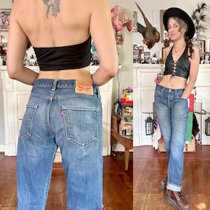 Vaqueros Levi&#39;s 501 vintage de lavado medio