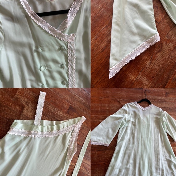 70s Christian Dior Peignoir Set - image 3