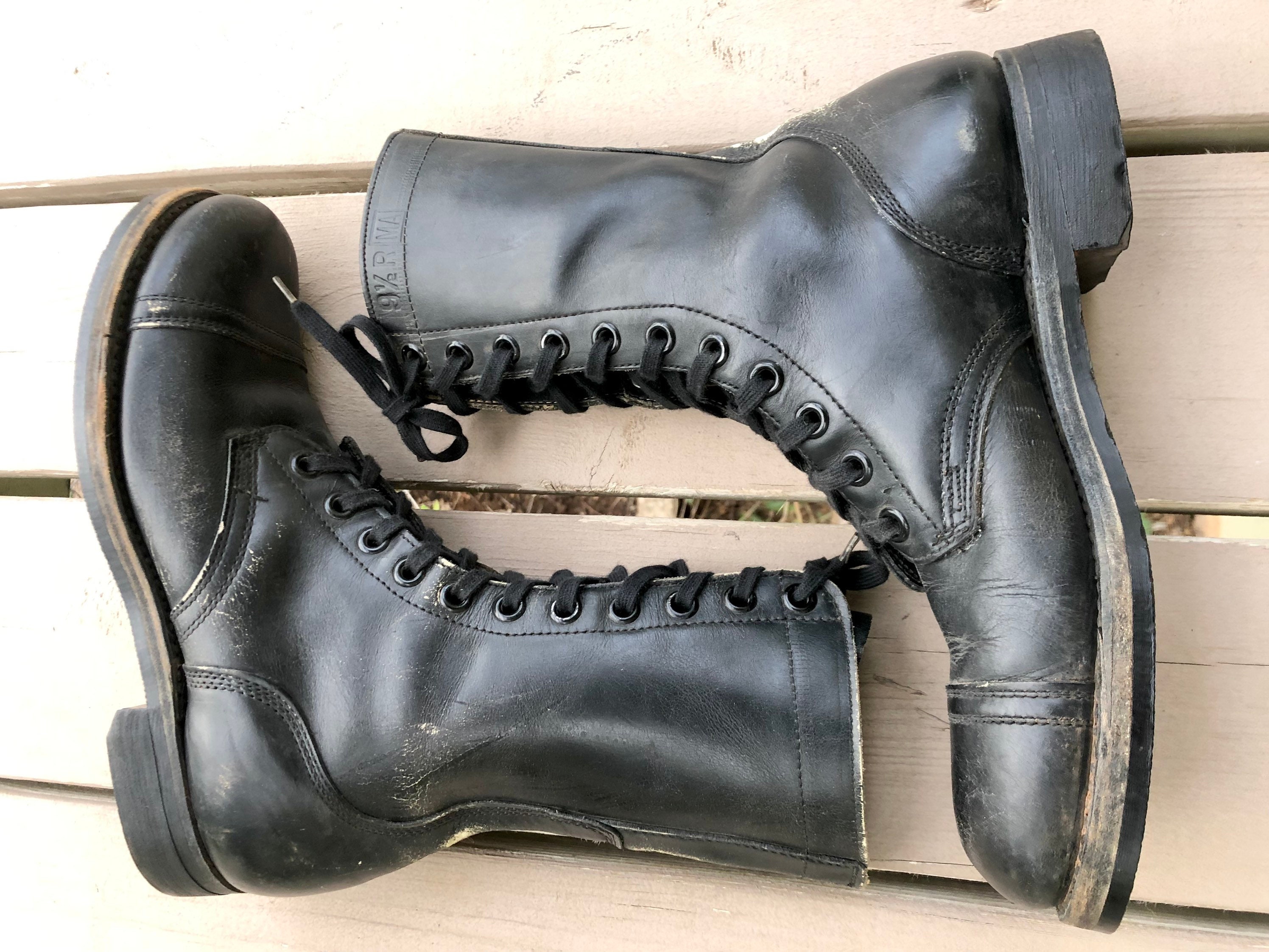 Vintage Combat Boots - Etsy