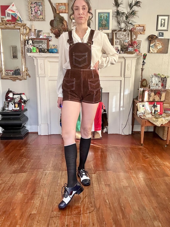 70s Patchwork & Heeled Oxfords - image 12