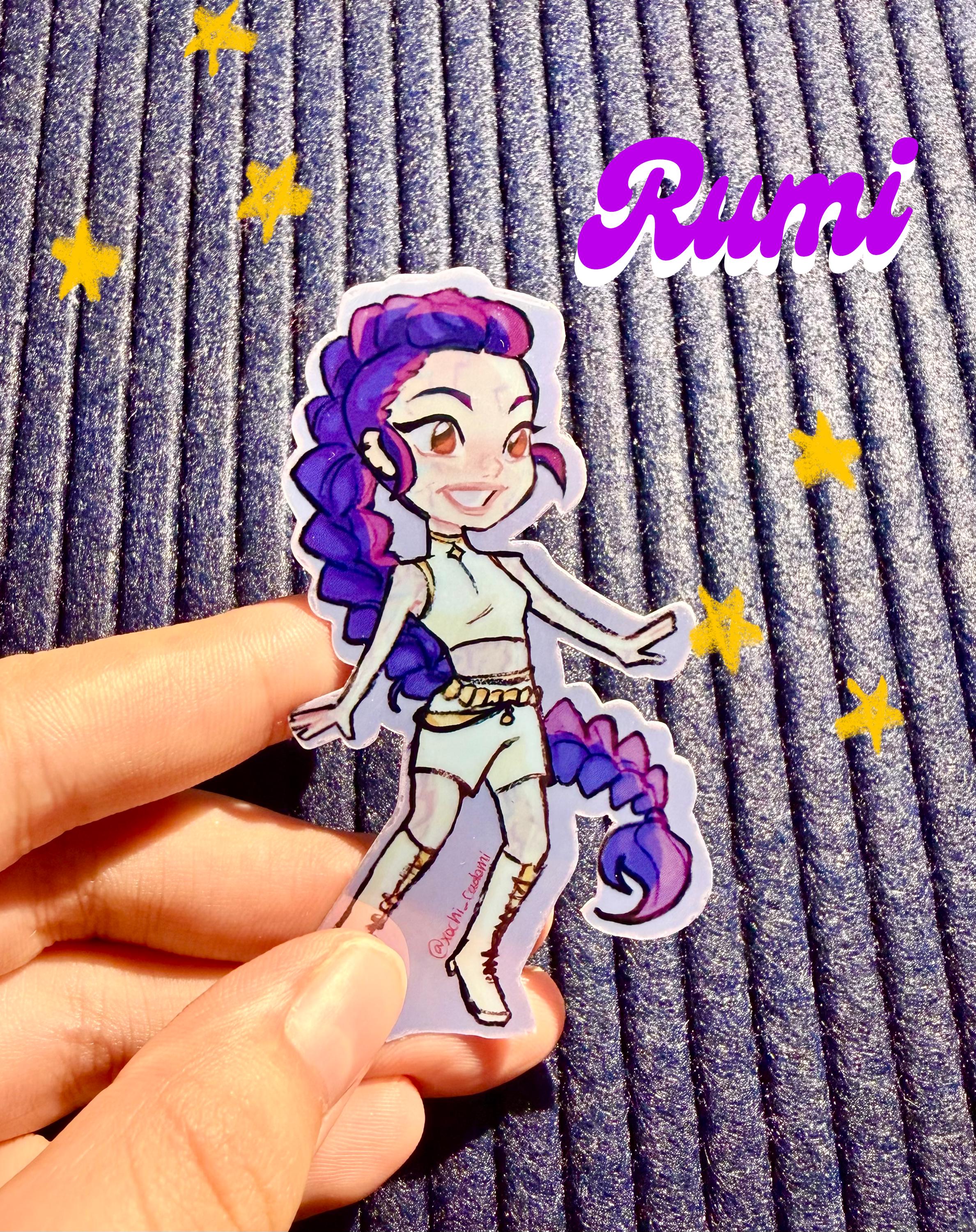 Rumi, Zoey, Mira - Kpop Fanart - Water Resistant Holographic Vinyl ...