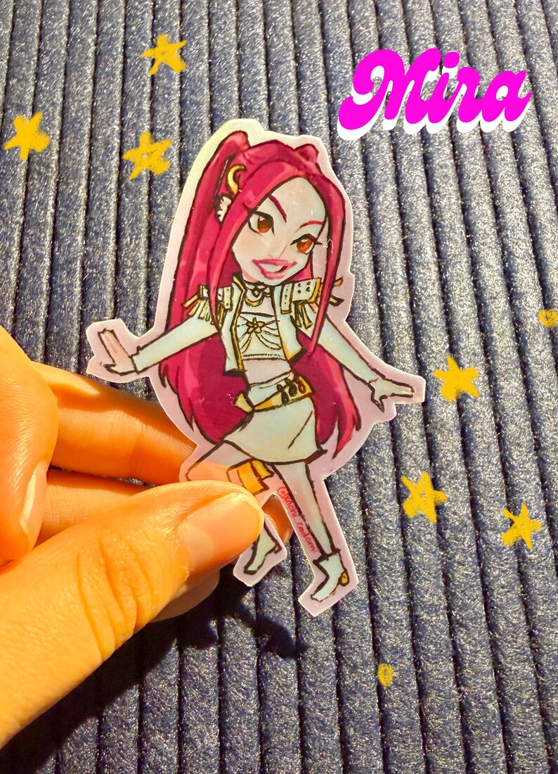 Rumi, Zoey, Mira - Kpop Fanart - Water Resistant Holographic Vinyl ...