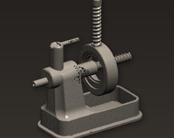 Archimedes Screw Water Pump STL File for 3D Printing | Home Decor | Digital Download