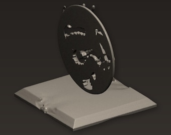 Dragon Relief Wall Sculpture STL File for 3D Printing | Home Decor | Digital Download