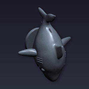 Cable Bite Shark STL File for 3D Printing, Kitchen & Household Digital Download
