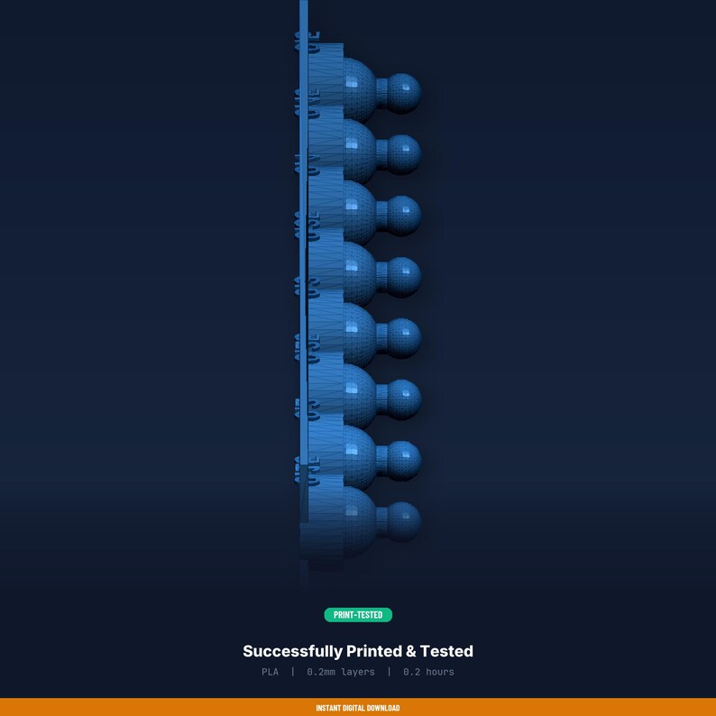 Twist Tangle Fidget, Print in Place, STL File | Twisting Toy | 3D Print Download image 9