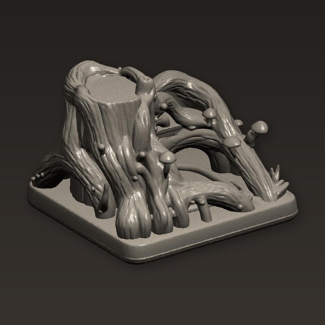 Ancient Tree Root Cave System STL File for 3D Printing | Home Decor ...
