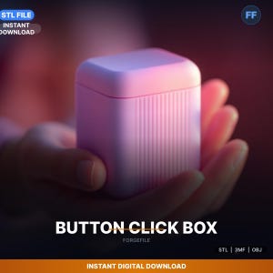 Fidget Box Mit Anklickbaren Buttons, Befriedigende STL Datei | Aufbewahrungsbox | 3D Druck Download