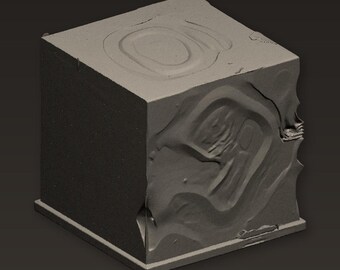 Abstract Flowing Organic Wall Panel STL File for 3D Printing | Home Decor | Digital Download