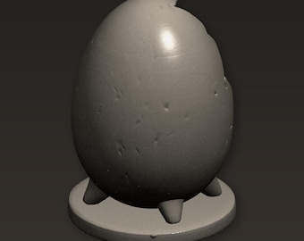 Dragon Egg Lamp With Led Slot STL File for 3D Printing | Home Decor | Digital Download