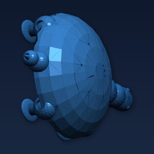 Tortuga articulada, impresión en el mismo lugar, caparazón abovedado, patas con bisagras, cabeza y cola flexibles. Archivo STL para impresión 3D / Juguete antiestrés / Descarga digital.