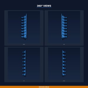 Twist Tangle Fidget, Print in Place, STL File | Twisting Toy | 3D Print Download image 4