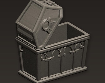 Coffin Planter Gothic Garden STL File for 3D Printing | Home Decor | Digital Download