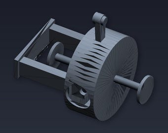 Differential Gear Demo, Print in Place, Bevel Gears, Automotive STEM Education Model STL File for 3D Printing | Digital Download