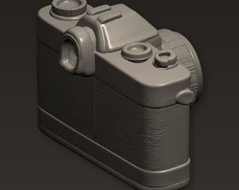 Camera Figurine Shelf Display STL File for 3D Printing | Home Decor | Digital Download