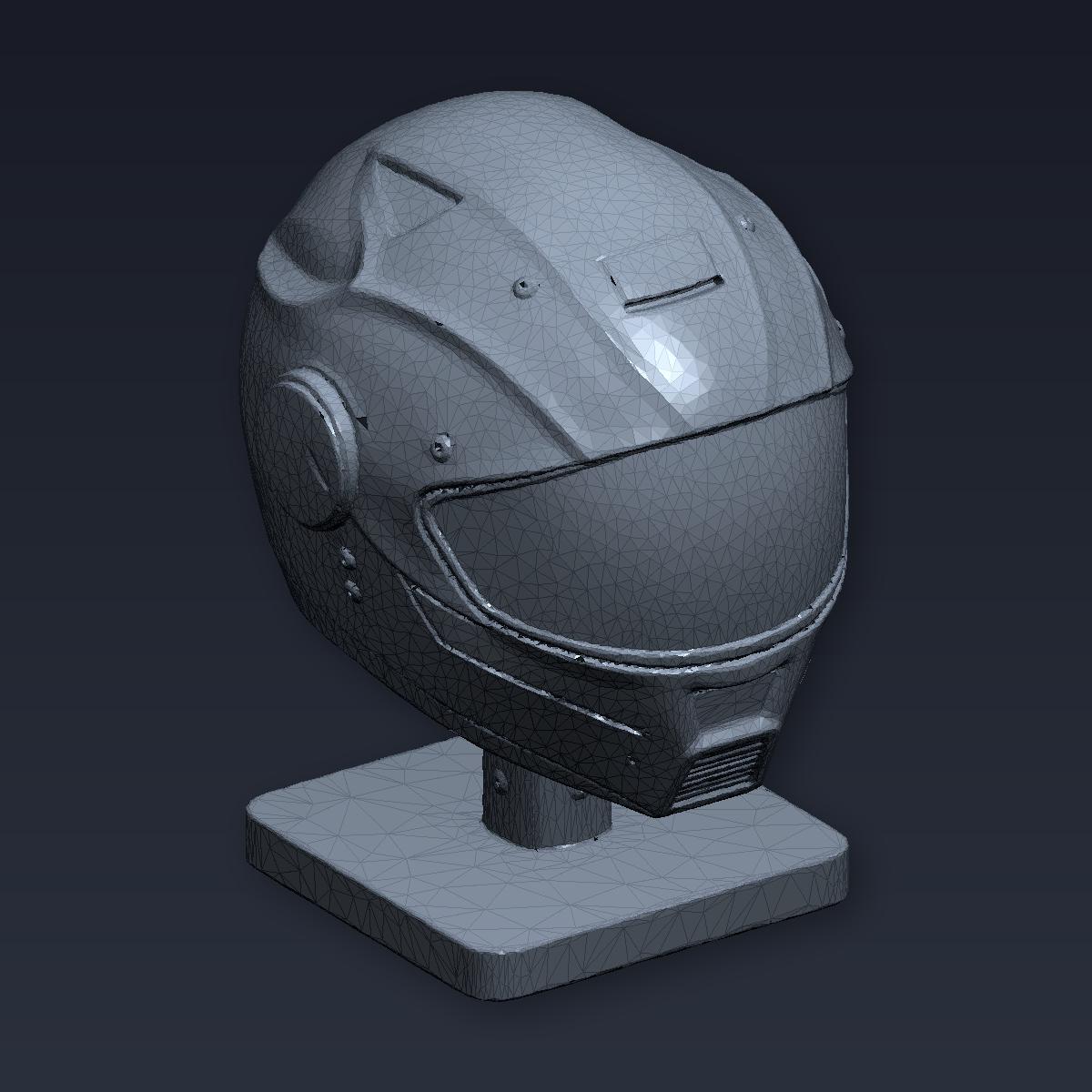 Cyberpunk Helmet Display STL File for 3D Printing | Home Decor ...