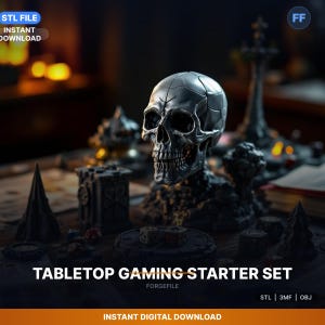 Tabletop Gaming Starter Set 5-Pack STL Bundle | Save 39% | 3D Print Download