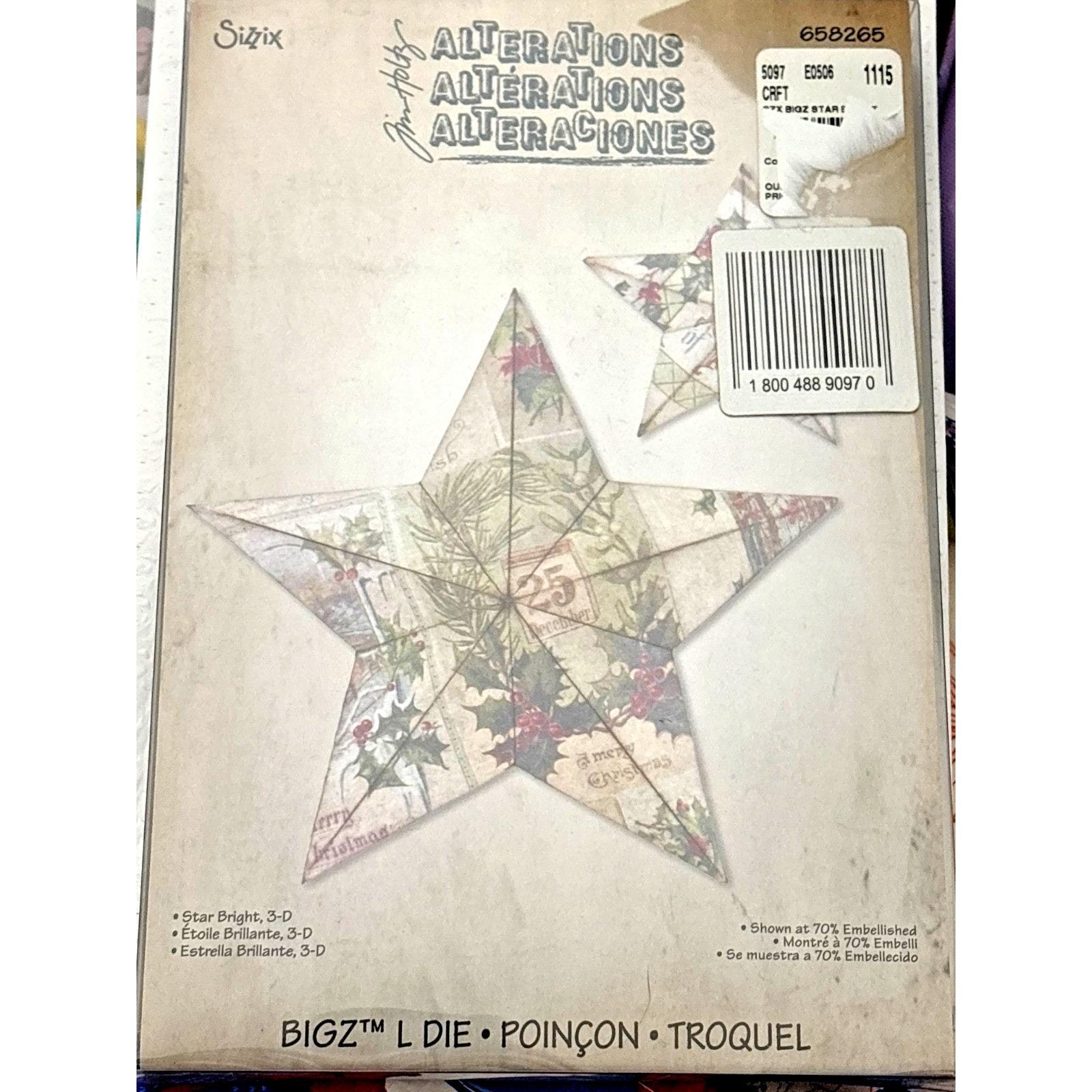 Sizzix Bigz Tim Holtz - Etsy