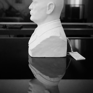 Busto Scultoreo – Edizione Limitata  X/100 MERANO3D Benito Amilcare Andrea MUSSOLINI Oggetto da Collezione Scultura Storica Italiana STORIA