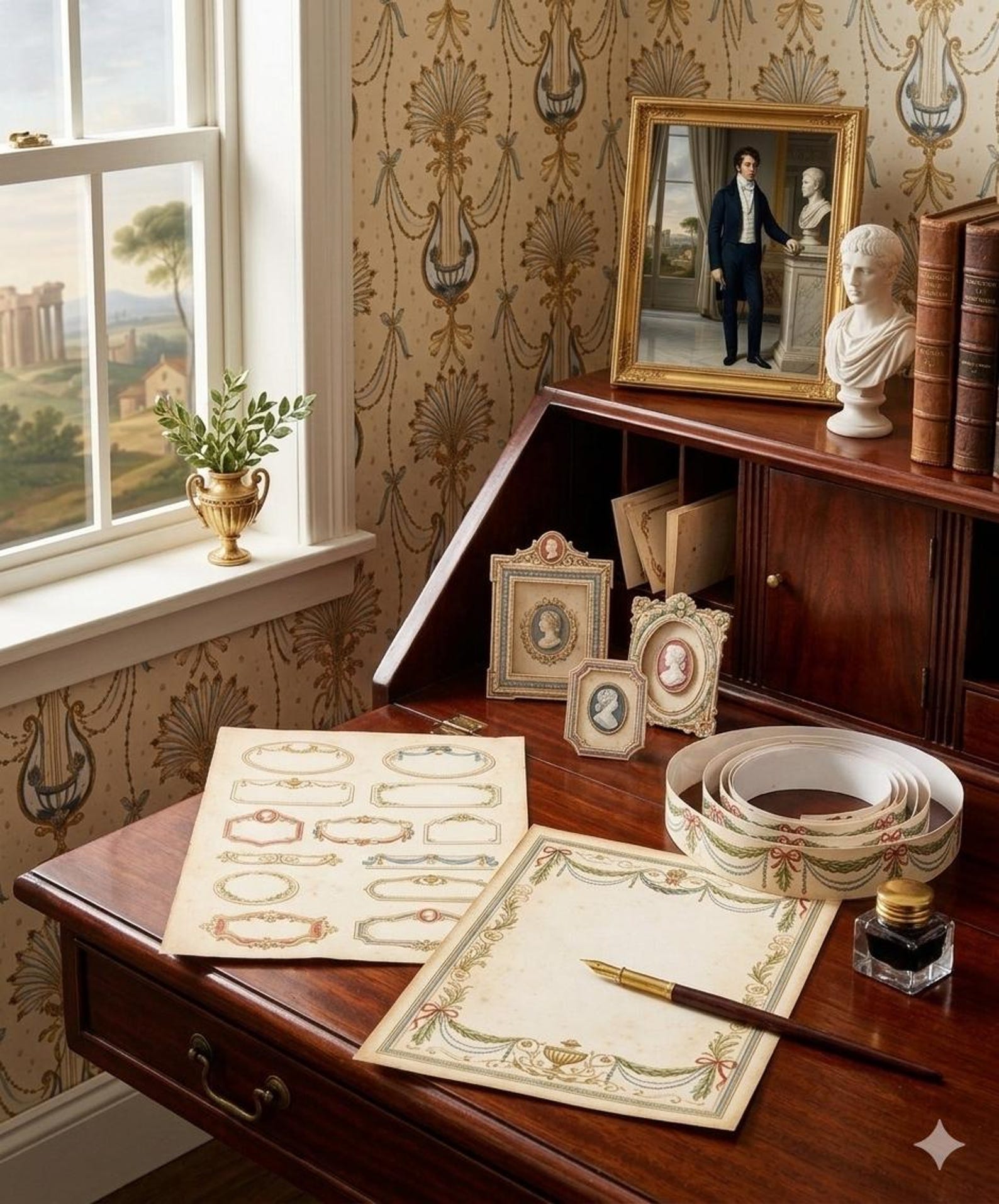 Regency Paper Regency Era Mega Bundle – Stationery, Borders, Junk Journal Papers ...