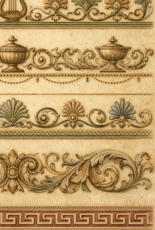 Recency Style Paper Regency Era Mega Bundle – Stationery, Borders, Junk Journal Papers ...