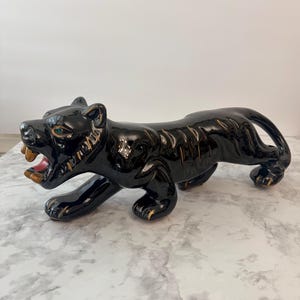 1950s Black Panther Figurine - Etsy