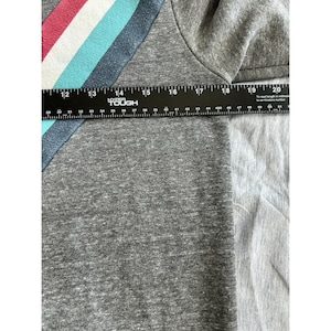 Bluza z kapturem Anthropologie Sol Angeles, rozmiar XS, szara, wielokolorowa, w stylu vintage zdjęcie 7