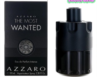 Azzaro The Most Wanted Eau De Parfum Intense 3.4oz Fragancia de lujo para hombres