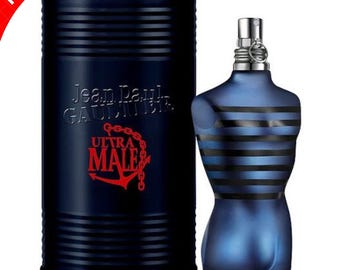 Colonia masculina Jean Paul Gaultier Ultra Male Intense, 125 ml, Eau de Toilette en spray de lujo.