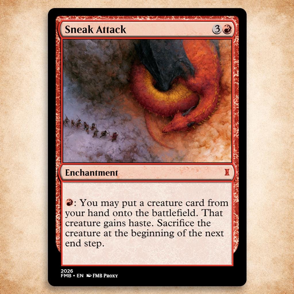 Sneak Attack Mtg - Etsy