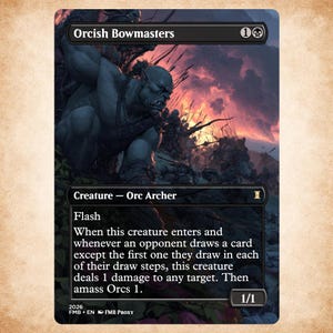 Orcish Bowmaster | Custom Mtg Proxy | Commander