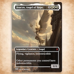 Avacyn, Angel of Hope | Custom Mtg Proxy | Commander