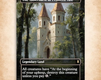 Magic the Gathering Playmat - Tabernacle at Pendrell Vale - Etsy