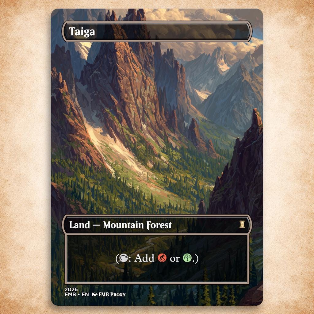 taiga mtg card Magic: the Gathering - Taiga main image 1