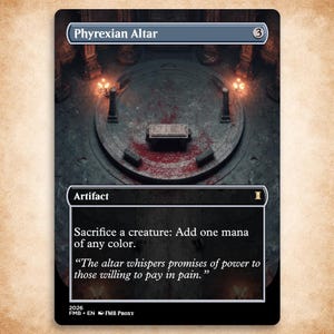 altar cards mtg of the Brood | Khans of Tarkir Foil | Modern A single individual card from the Magic the Gathering MTG trading and collectible card game TCG/CCG Susur Secundi, Void Altar [Promo