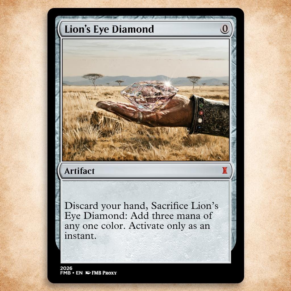 Mtg Lion Eye Diamond - Etsy
