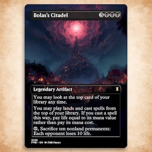 Bolas's Citadel | Custom Mtg Proxy | Commander