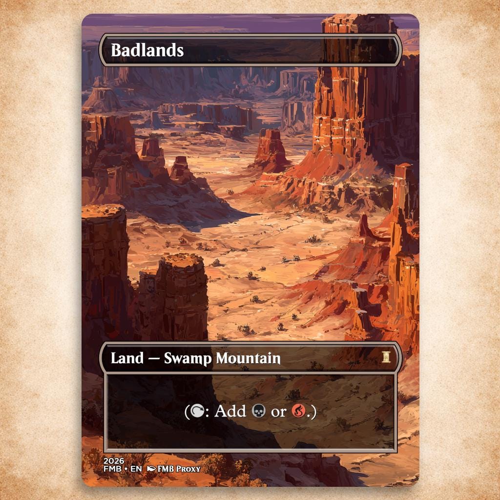 (shopsクーポン配布中)MTG Badlands 2ED Badlands》[3ED] 土地R | 日本最大級 MTG通販サイト「晴れる屋」