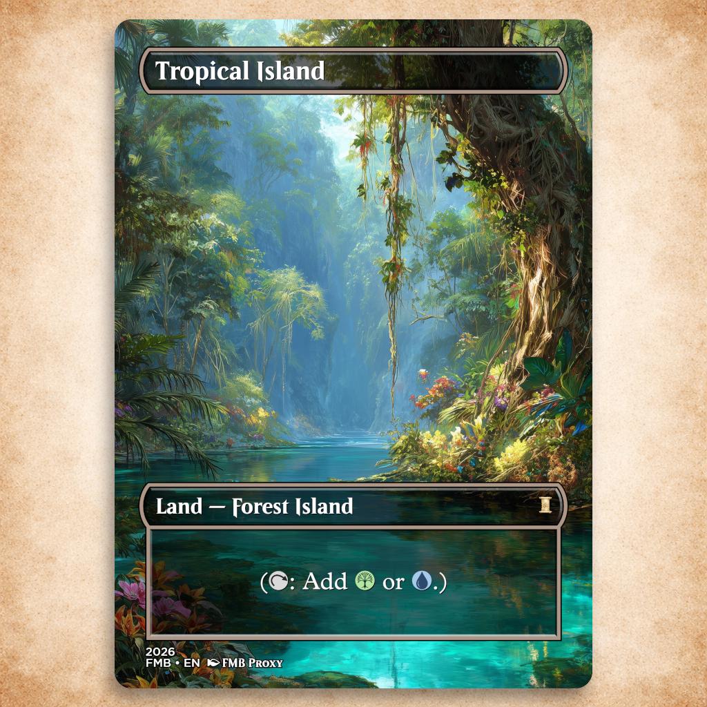 Tropical Island Mtg - Etsy