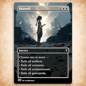 Farewell Mtg Proxy - Etsy Farewell Mtg Proxy - Etsy