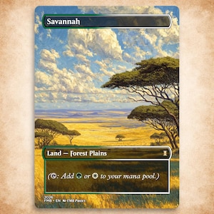 savannah card mtg Magic: the Gathering - Collectors Edition Savannah Land — Forest Plains ( Savannah Lions (Card) | EDHREC