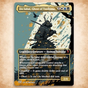 jin sakai mtg card EVORETRO Booster Pack PET Protector (10)