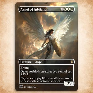Angel of Jubilation | Custom Mtg Proxy | Commander
