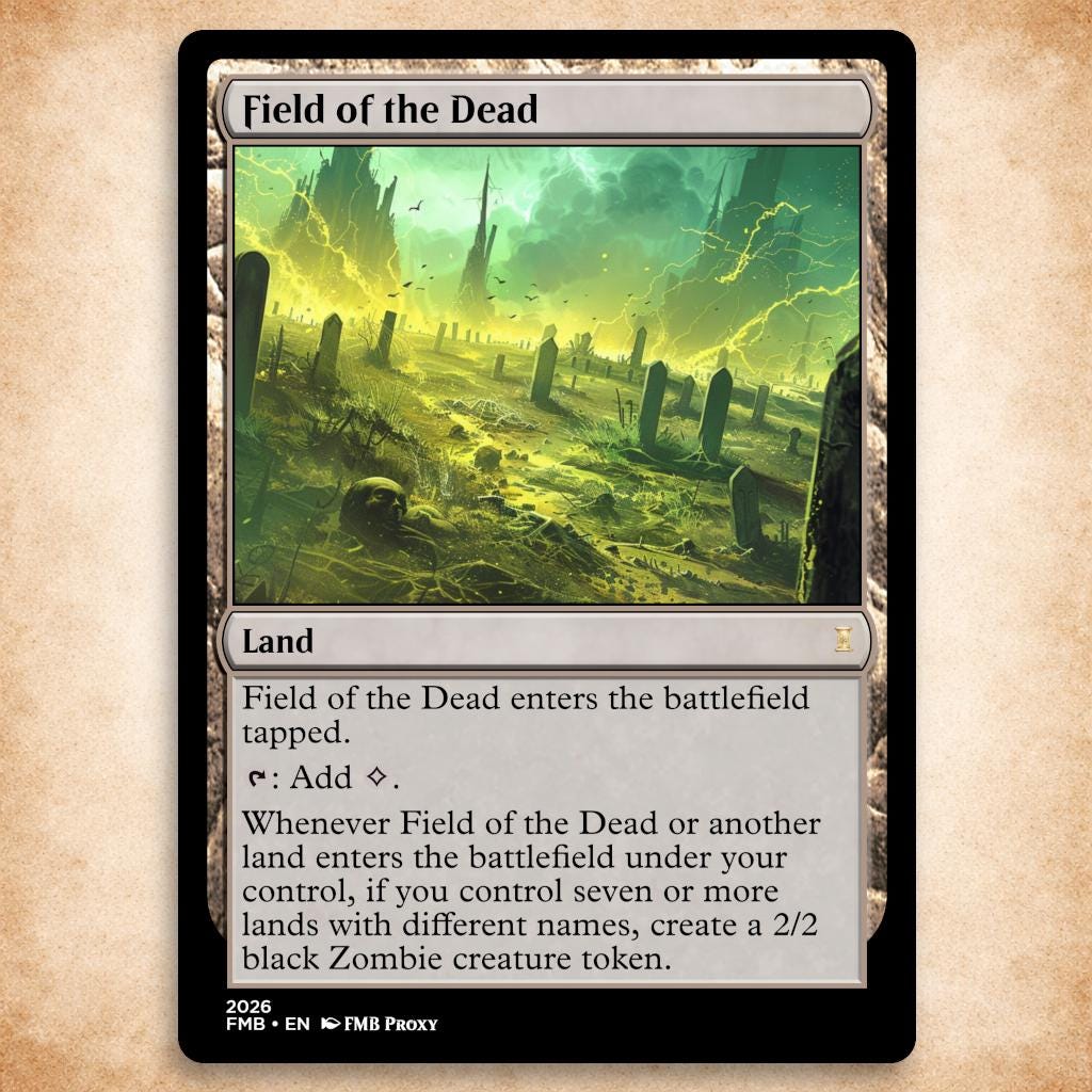 Field of the Dead Mtg - Etsy